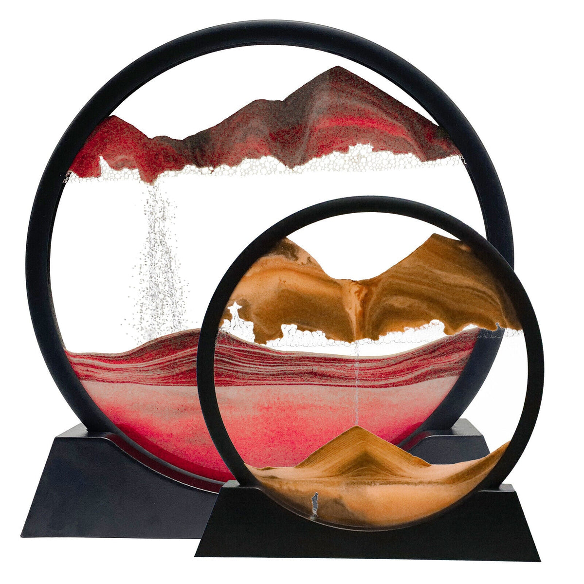 Moving Sandscape - Kinetic Sand Art Desktop Display