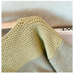 Cozy Plus Size Fall Sweater - Lounge-Style Color-Block Patchwork