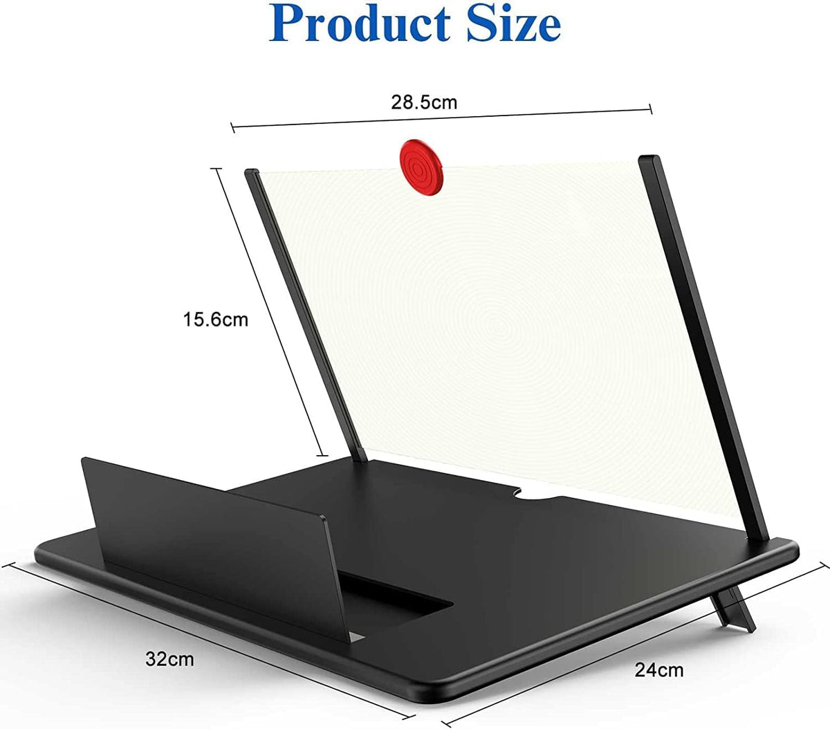 16-Inch Phone Screen Magnifier - HD Movie & Gaming Viewer
