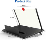 16-Inch Phone Screen Magnifier - HD Movie & Gaming Viewer