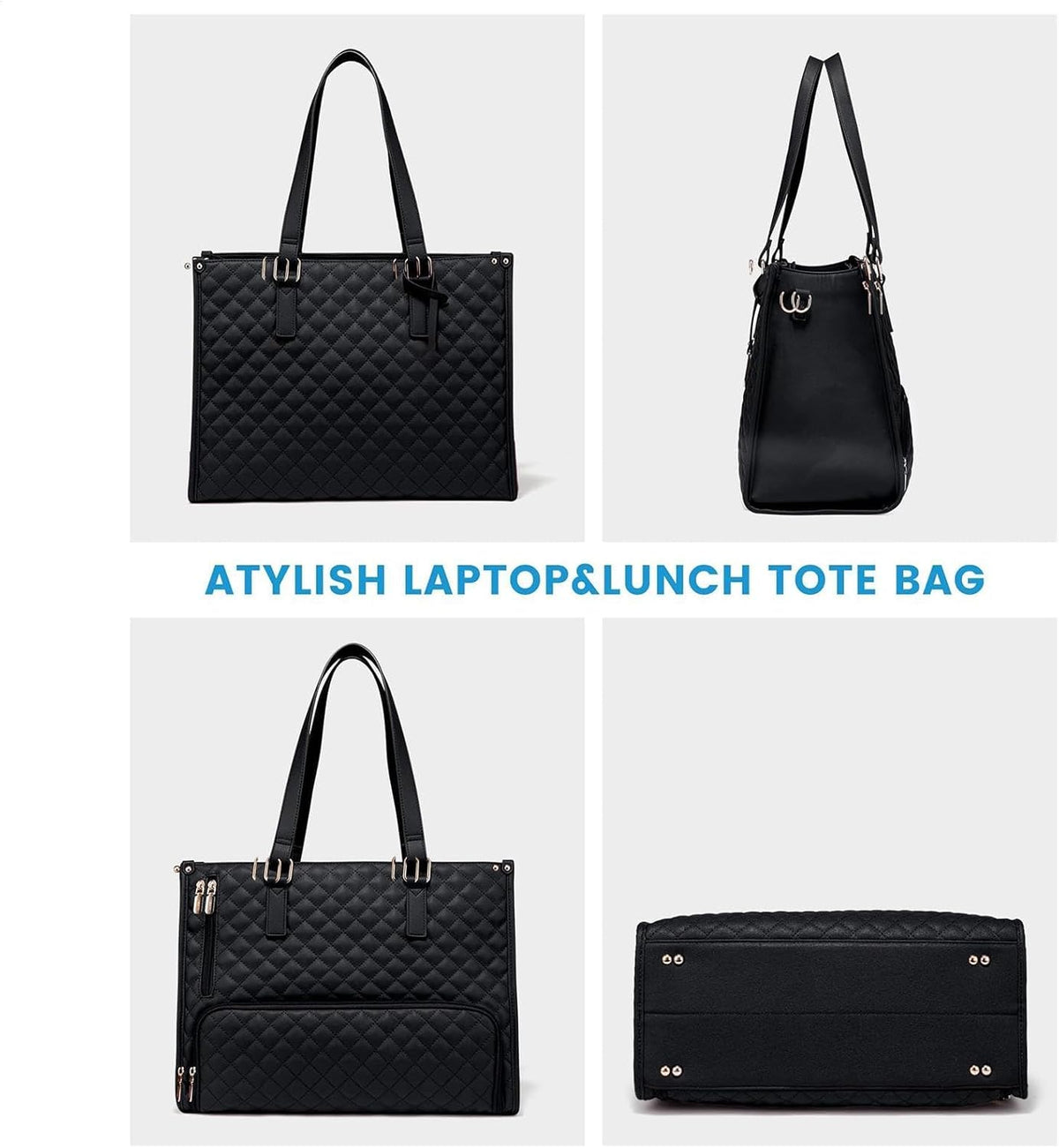 2-in-1 Insulated Lunch & Laptop Tote - Work Travel Bag