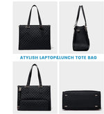2-in-1 Insulated Lunch & Laptop Tote - Work Travel Bag