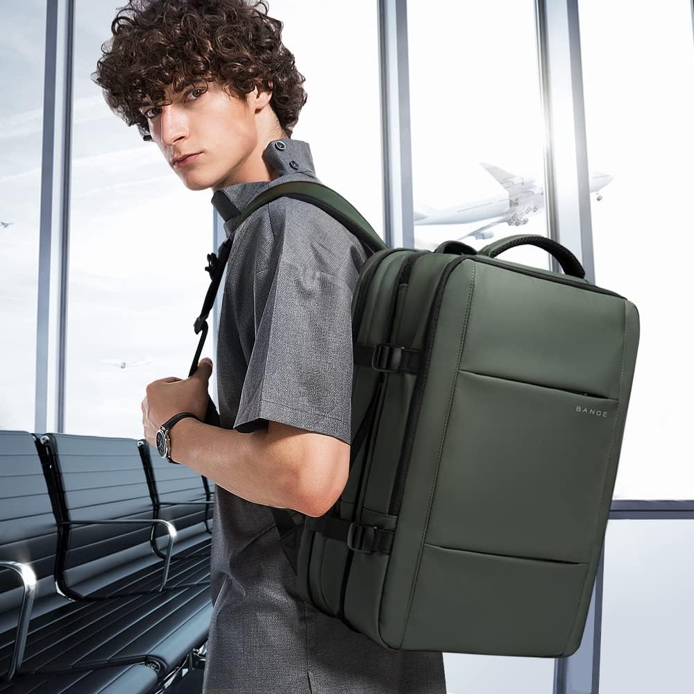 Expandable Travel Backpack - Laptop Sleeve & Duffle Carry