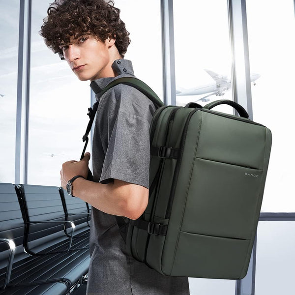 Expandable Travel Backpack - Laptop Sleeve & Duffle Carry