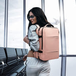 Expandable Travel Backpack - Laptop Sleeve & Duffle Carry