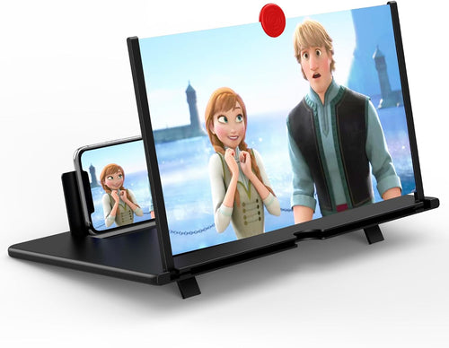 16-Inch Phone Screen Magnifier - HD Movie & Gaming Viewer