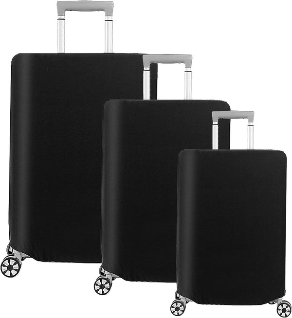 3-Piece Luggage Cover Set - Stretchable Anti-Tear Protection