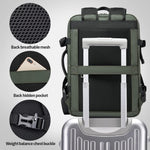 Expandable Travel Backpack - Laptop Sleeve & Duffle Carry