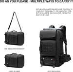 50L Waterproof Travel Backpack - Shoe Compartment & USB Port