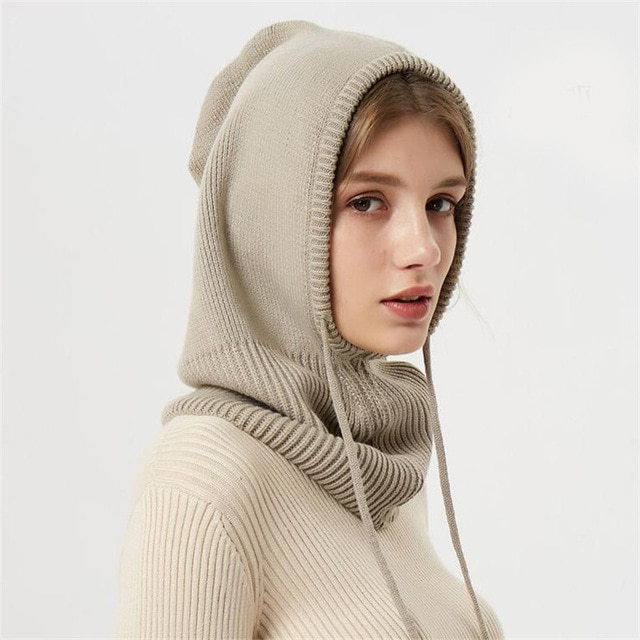 Cashmere Winter Knit Hat - Cozy Adjustable Beanie