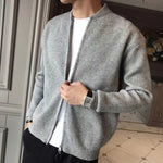 Men's Knitted Cardigan - Warm Zip-Up Everyday Layer