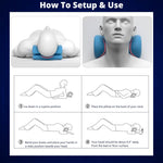 Cervical Neck Stretcher Pillow - Traction Support for Neck Comfort