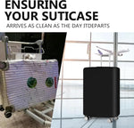 3-Piece Luggage Cover Set - Stretchable Anti-Tear Protection