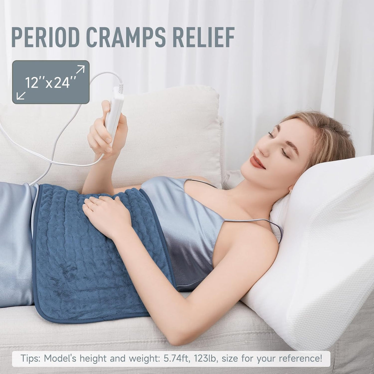 Electric Heating Pad - Soothing Heat Therapy for Back & Muscles