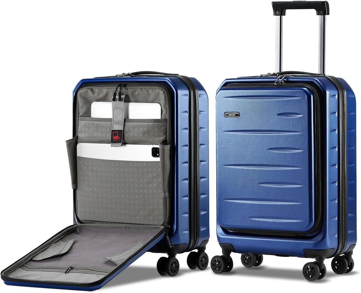 Skyward Expandable Hard Shell Carry-On - Front Pocket & TSA Lock