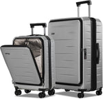 Skyward Expandable Hard Shell Carry-On - Front Pocket & TSA Lock