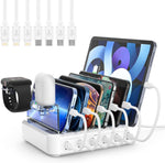 Multi-Device Fast Charging Station - Charges 6 Devices at Once