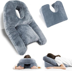 Face Down Recovery Pillow - Support Cushion for Stomach Sleeping