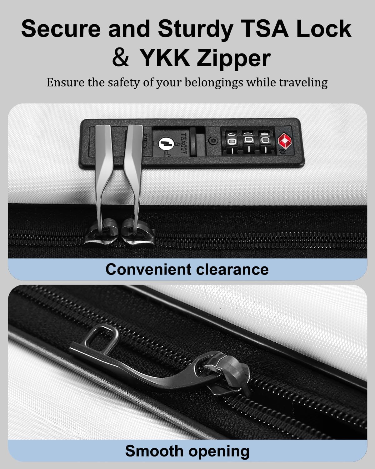Skyward Expandable Hard Shell Carry-On - Front Pocket & TSA Lock