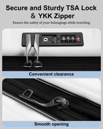 Skyward Expandable Hard Shell Carry-On - Front Pocket & TSA Lock