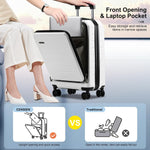 Skyward Expandable Hard Shell Carry-On - Front Pocket & TSA Lock