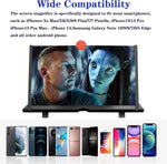 16-Inch Phone Screen Magnifier - HD Movie & Gaming Viewer