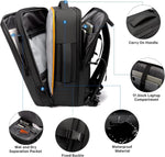 Expandable Travel Backpack - Laptop Sleeve & Duffle Carry