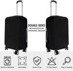 3-Piece Luggage Cover Set - Stretchable Anti-Tear Protection