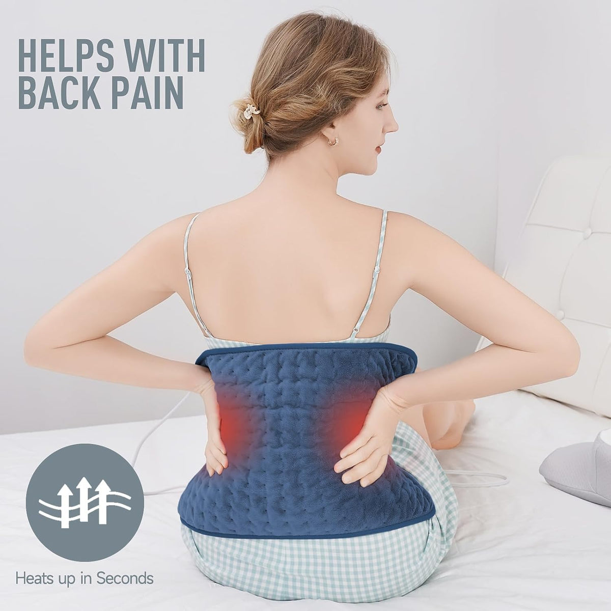 Electric Heating Pad - Soothing Heat Therapy for Back & Muscles