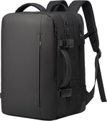 Expandable Travel Backpack - Laptop Sleeve & Duffle Carry
