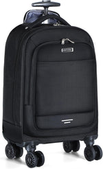 30L Rolling Laptop Backpack - 4-Wheel Water-Resistant Travel Bag
