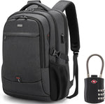 Water-Resistant Laptop Backpack - USB Port & Anti-Theft Pocket