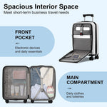 Skyward Expandable Hard Shell Carry-On - Front Pocket & TSA Lock
