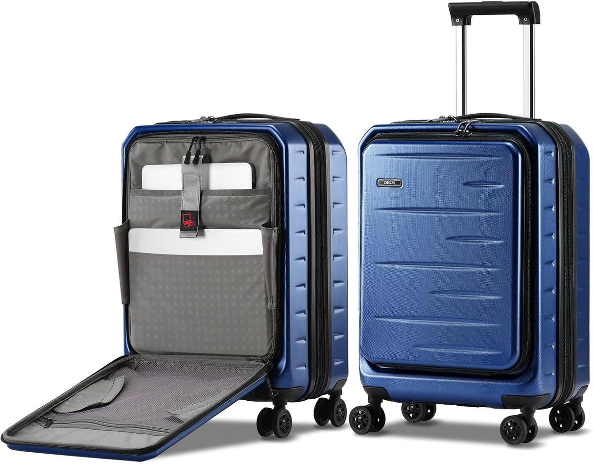 Skyward Expandable Hard Shell Carry-On - Front Pocket & TSA Lock