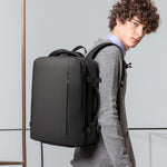 Expandable Travel Backpack - Laptop Sleeve & Duffle Carry
