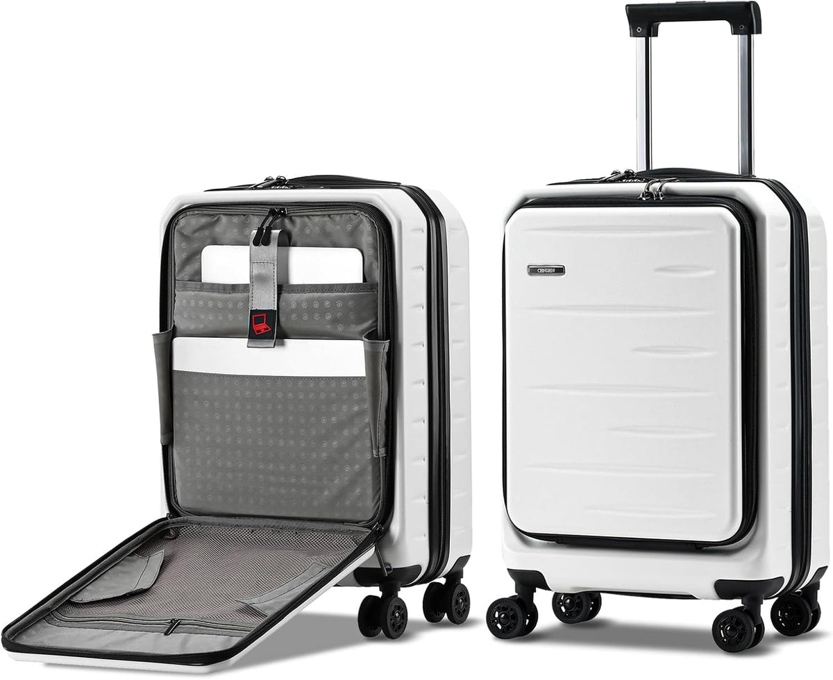 Skyward Expandable Hard Shell Carry-On - Front Pocket & TSA Lock