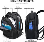 Water-Resistant Laptop Backpack - USB Port & Anti-Theft Pocket