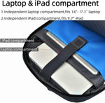 Water-Resistant Laptop Backpack - USB Port & Anti-Theft Pocket