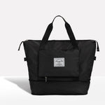 Foldable Carry-On Travel Bag - Lightweight Packable Shoulder Bag