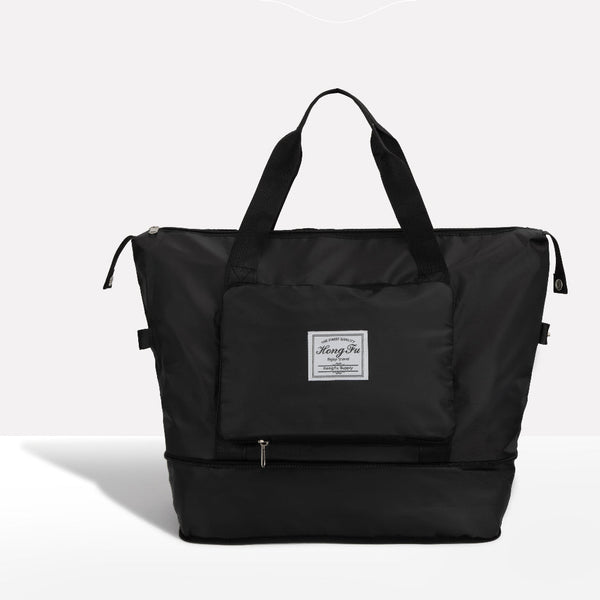 Foldable Carry-On Travel Bag - Lightweight Packable Shoulder Bag