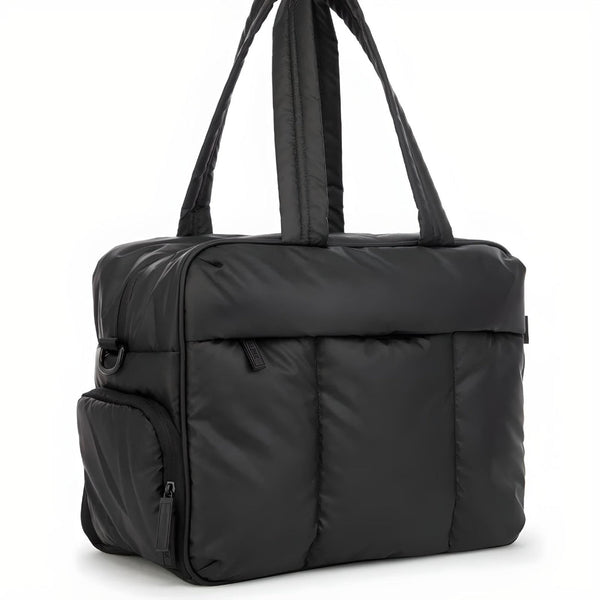Puffer Duffle Bag - Lightweight Quilted Travel & Gym Bag