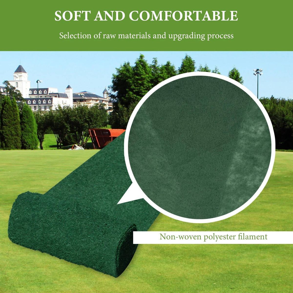 Quick Fix Grass Seed Mat - Easy Roll-Out Lawn Repair