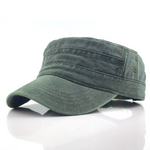 Men's Retro Army Hat - Breathable Sun Protection, Classic Look
