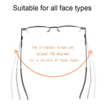 Compact Folding Reading Glasses - Slim, Portable Design for Men & Women
