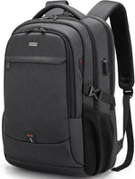 Water-Resistant Laptop Backpack - USB Port & Anti-Theft Pocket