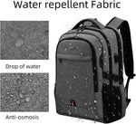 Water-Resistant Laptop Backpack - USB Port & Anti-Theft Pocket