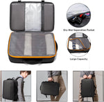 Expandable Travel Backpack - Laptop Sleeve & Duffle Carry