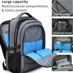 Water-Resistant Laptop Backpack - USB Port & Anti-Theft Pocket