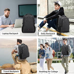 Water-Resistant Laptop Backpack - USB Port & Anti-Theft Pocket