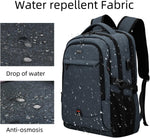 Water-Resistant Laptop Backpack - USB Port & Anti-Theft Pocket